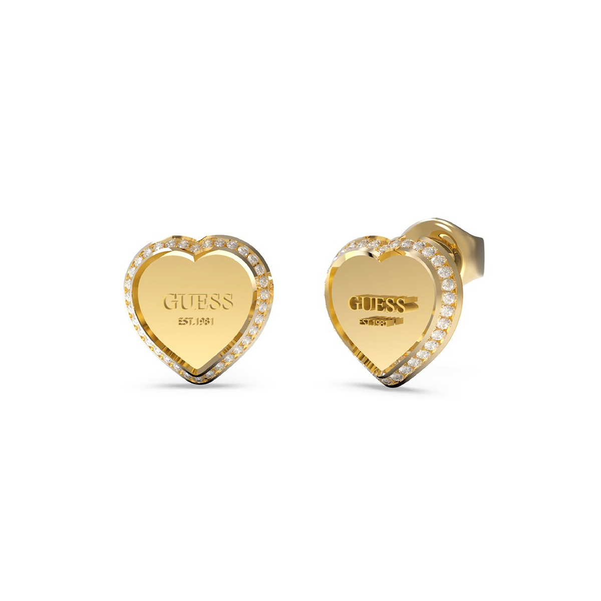 BOUCLES D'OREILLES GUESS FEMME SIMPLE ACIER